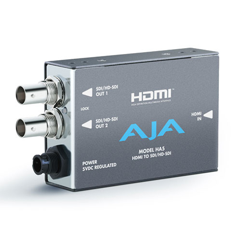 AJAミニコンバータ | HDMI to HD/SD-SDI変換 HDMIケーブル1m付属