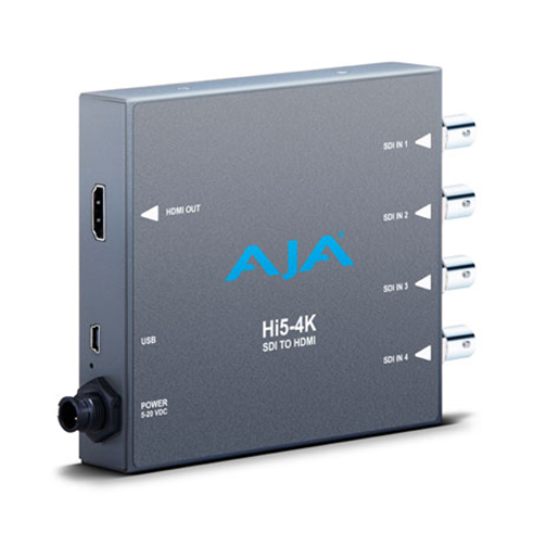 AJAミニコンバータ | 4K/HD-3G-SDI to 4K/HD HDMI 変換 | 「Hi5-4K