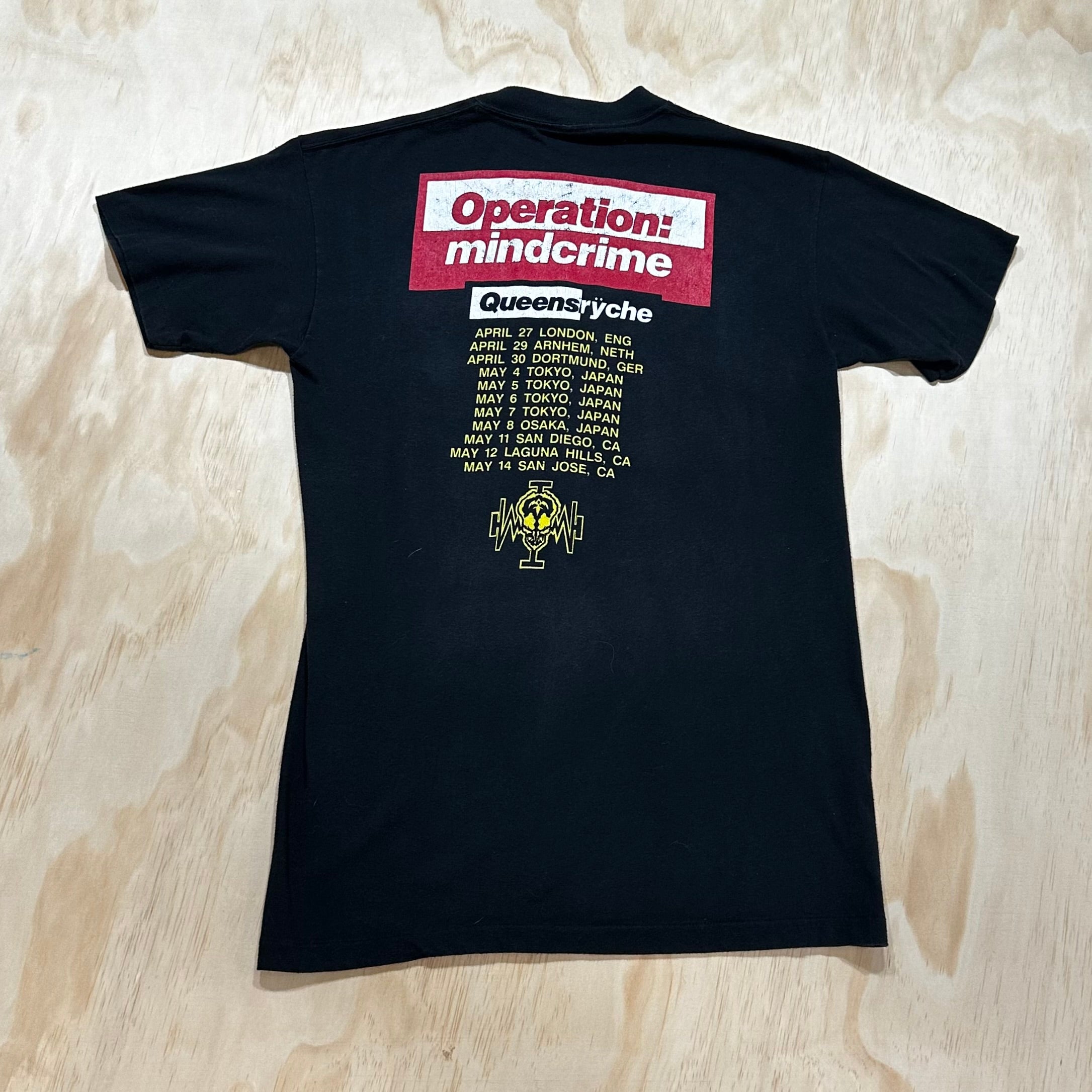 Vintage 80s Queensryche Operation Mindcrime T-Shirt – Mintage Vintage