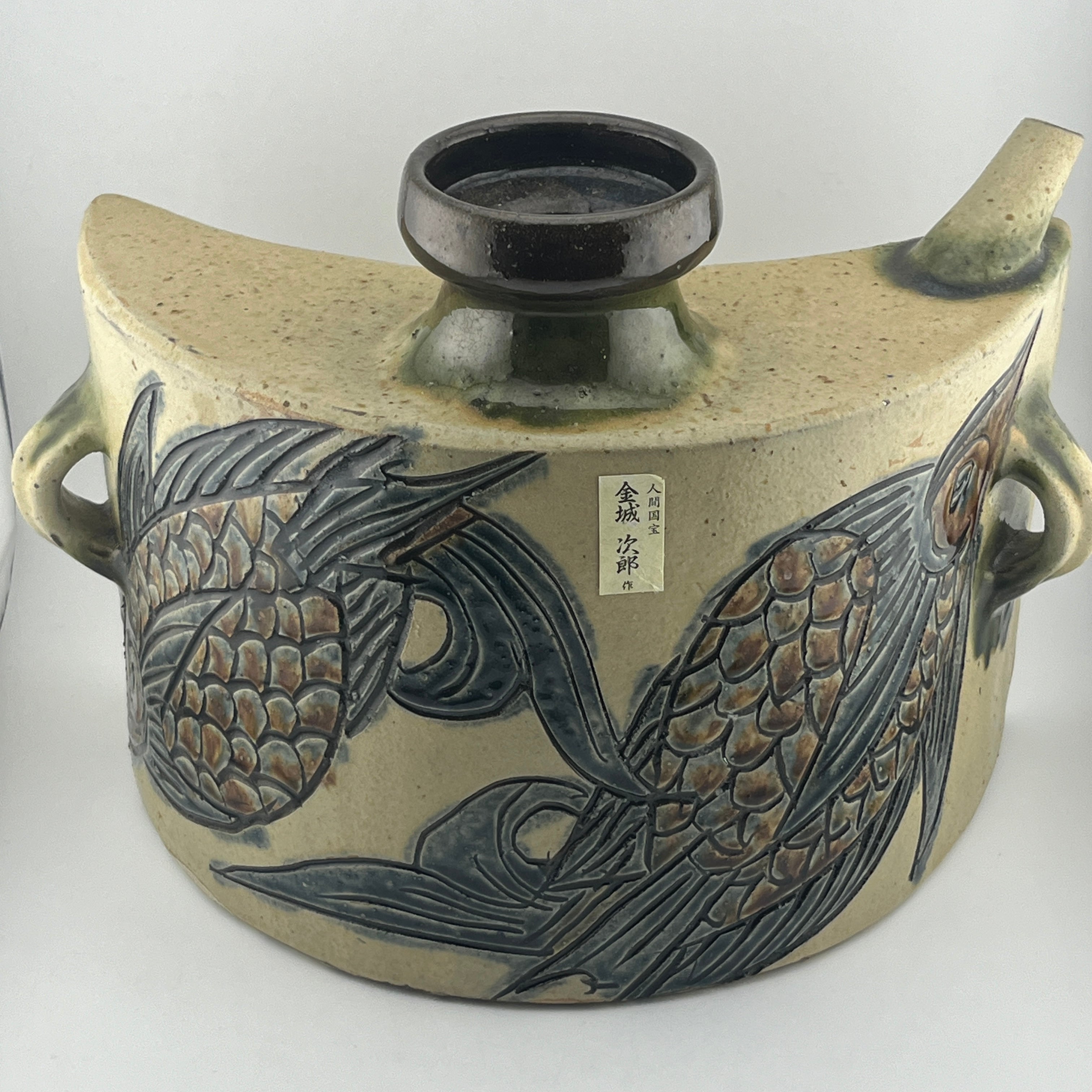 m*n様 金城次郎 作 厨子甕 民藝 壺屋 m*n様 金城次郎 作 厨子甕 民藝