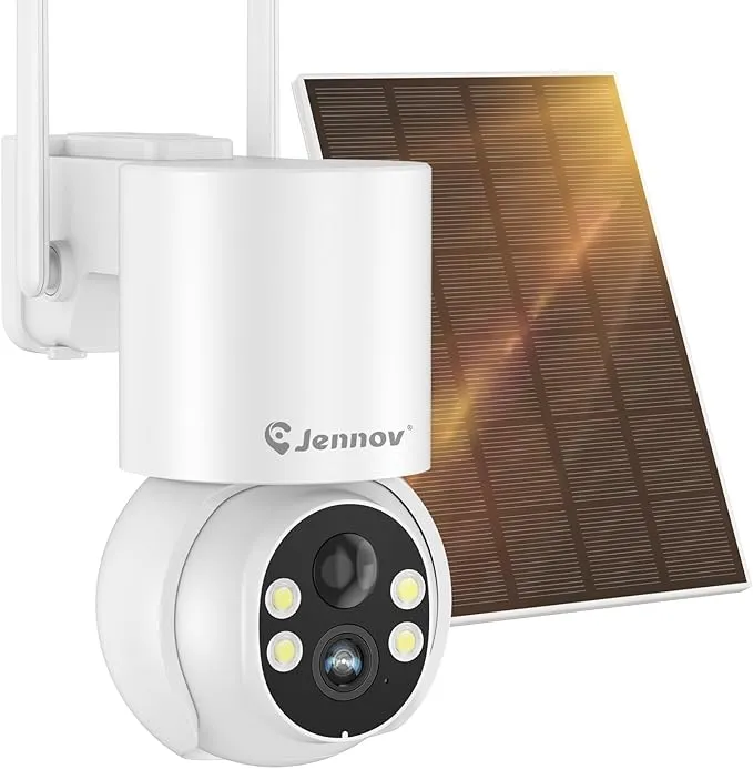 Jennov - 防犯カメラ 屋外 ソーラー 400万画素 Jシリーズ増設カメラ の