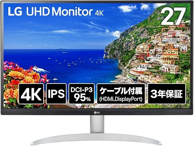 LG - モニター ディスプレイ 27UP600K-W 27インチ の評価 | SHOPSTAFF