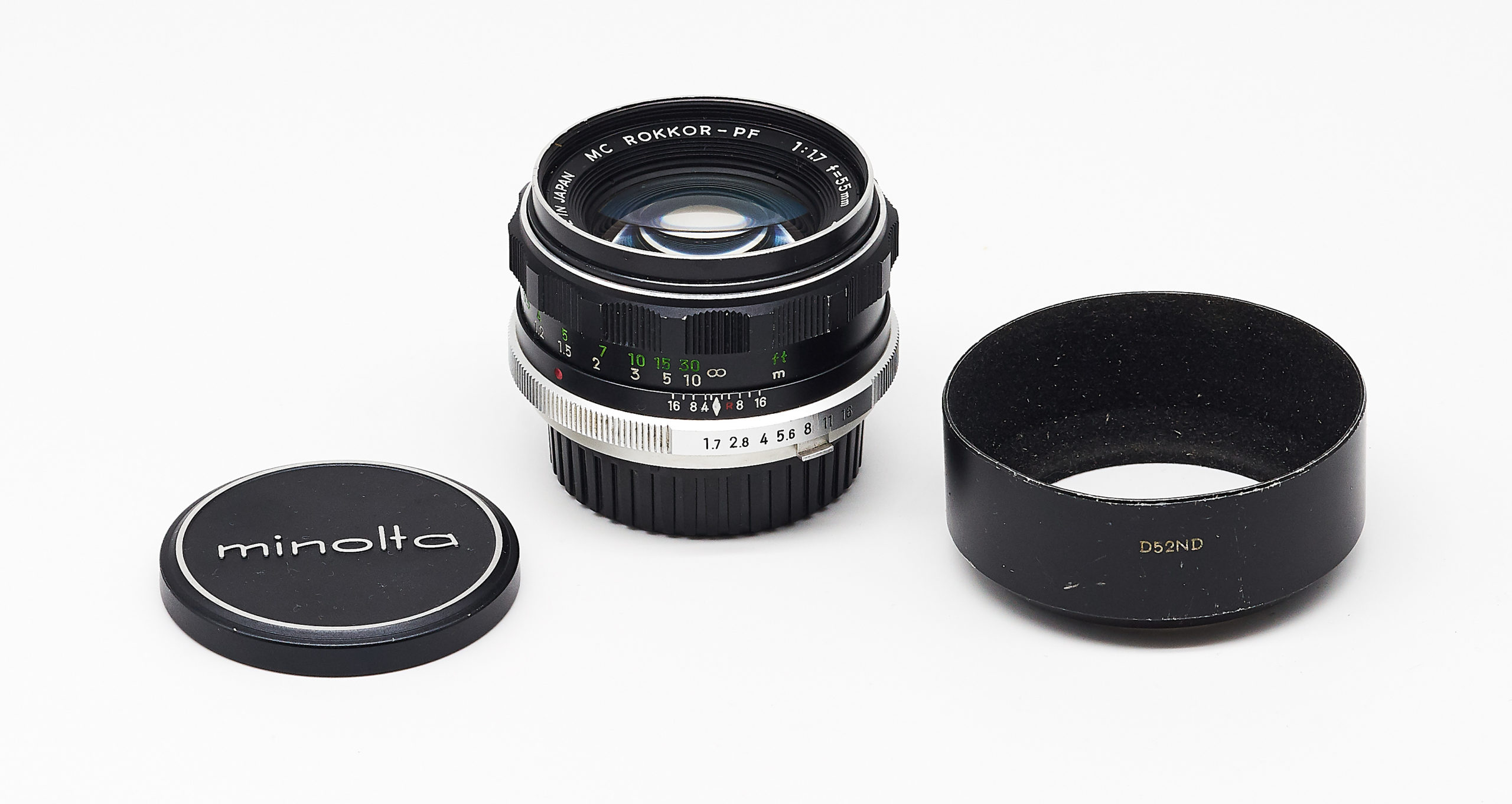 Minolta MC Rokkor PF 55mm 1:1.7 tests and review - Lens QA Works