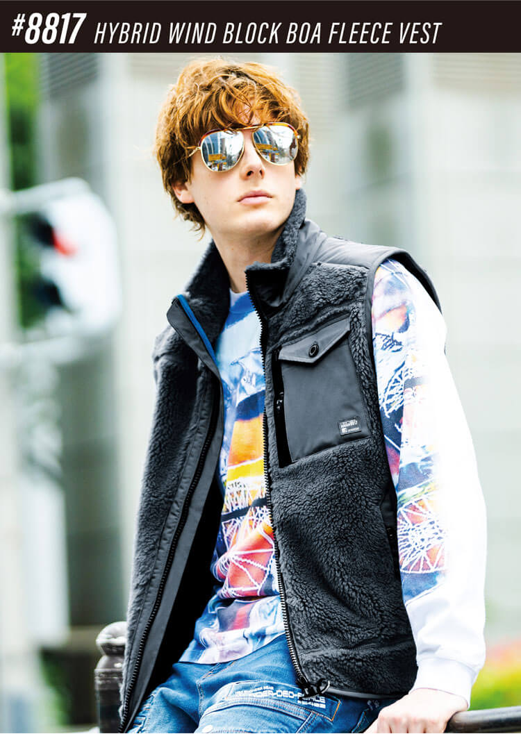 アイズフロンティア I'Z FRONTIER ハイブリットウインドブロックボア