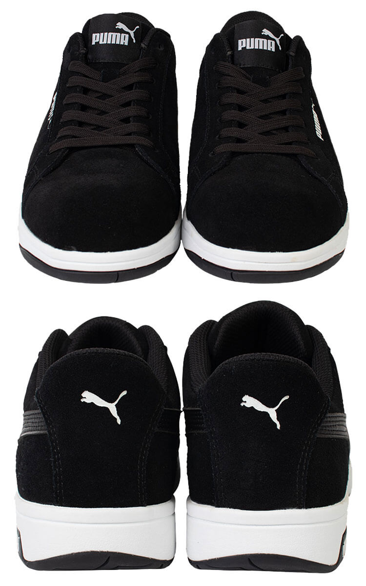 12/5入荷]安全靴 PUMA プーマ アイコニック 本革 紐 セーフティ