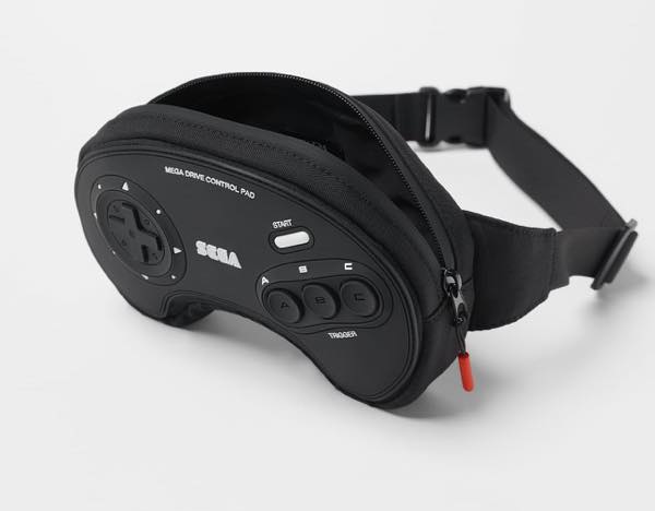 超かっこいい！ZARAにて、メガドライブコントローラーのベルトバッグと