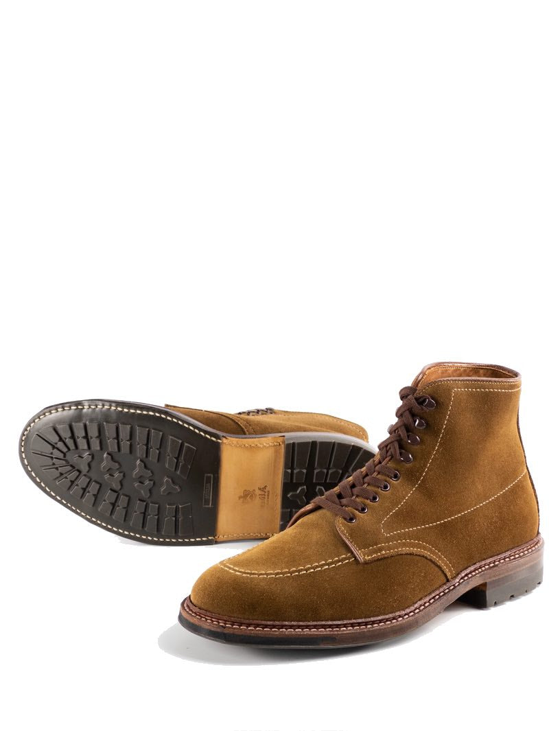 Alden Indy Boot 4011HC Moc Toe Boot (Snuff Suede) - Mildblend
