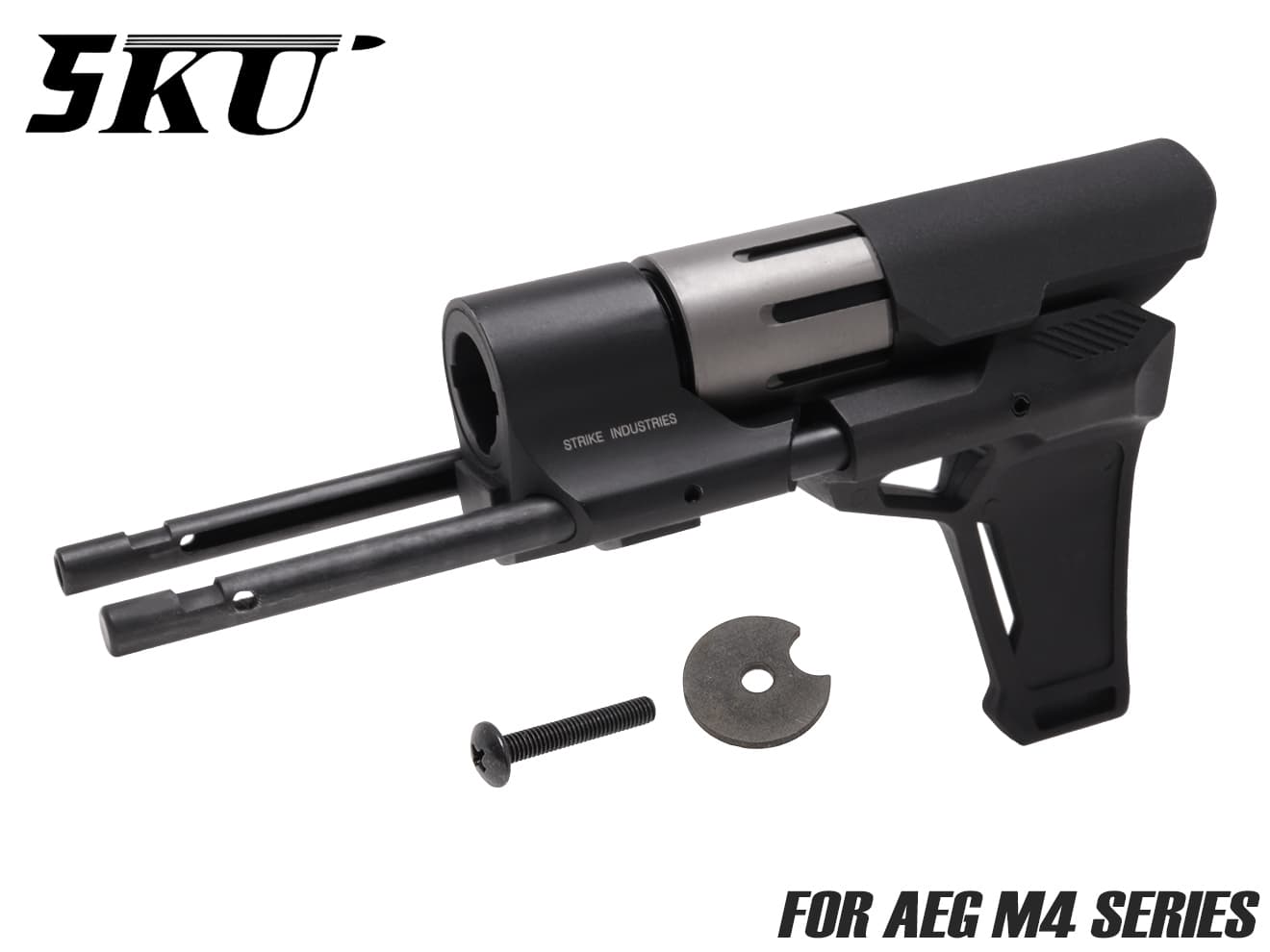 5KU STRIKE INDUSTRIES VIPER PDW ストック for AEG M4 | ミリタリー