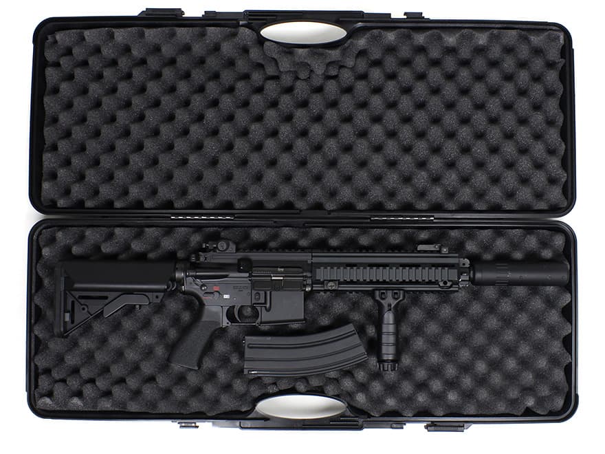 ミリタリーベース ABS ライフル キャリングハードガンケース ワイド