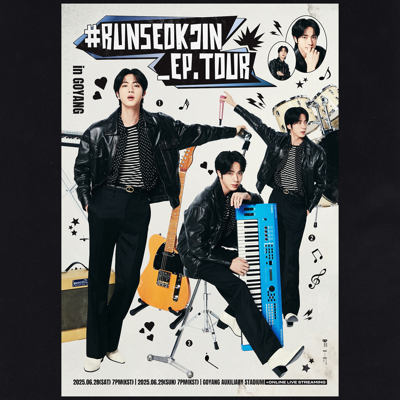 BTS ジン 6/28/29 RUNSEOKJIN_EP.TOUR トレカ2枚 JIN ジン