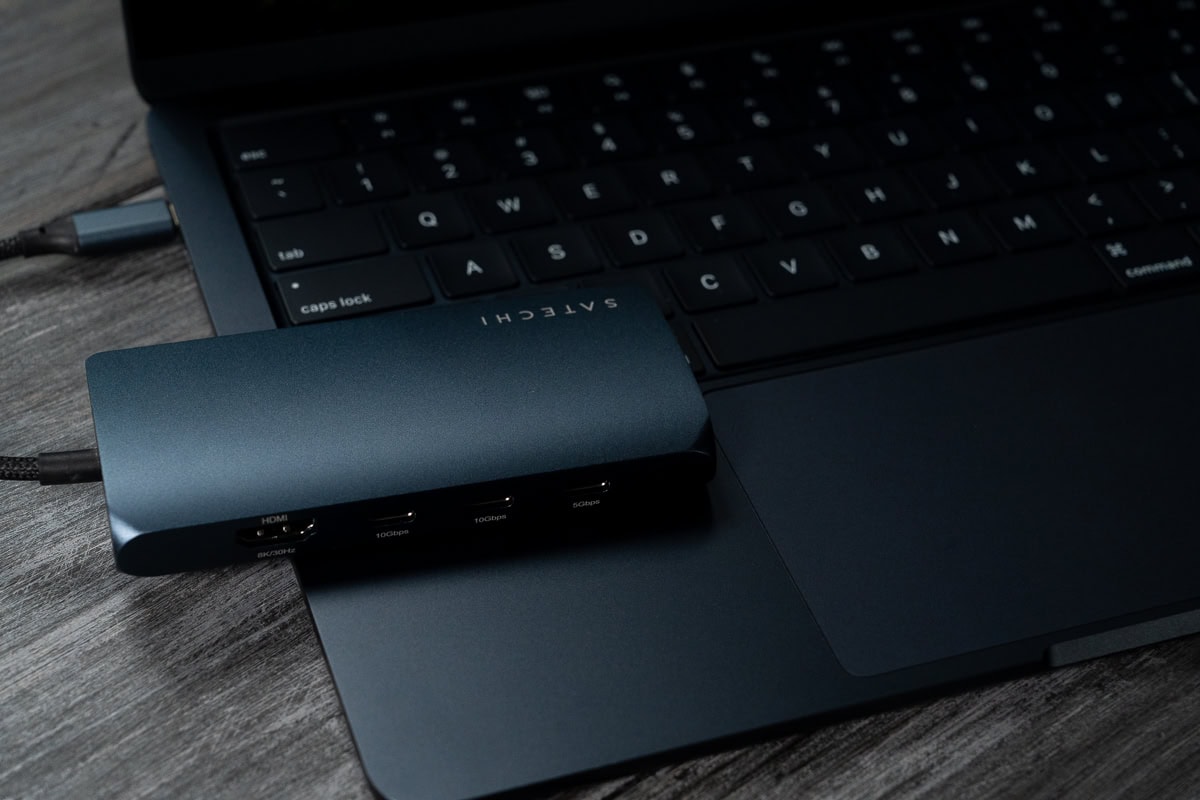 Satechi V3 マルチ USB-C ハブ 8-in-1レビュー：USB-Aポートがないハブ