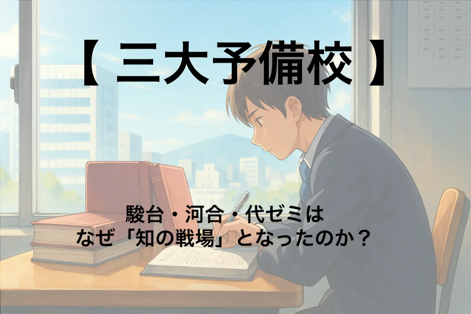 三大予備校】駿台・河合・代ゼミは、なぜ「知の戦場」となったのか
