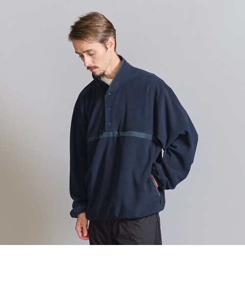 koti BEAUTY&YOUTH＞ マイクロ フリース スナップ プルオーバー