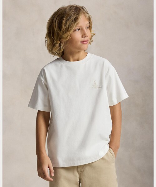 ボーイズ 8才～20才)ビッグ フィット コットン ジャージー Tシャツ