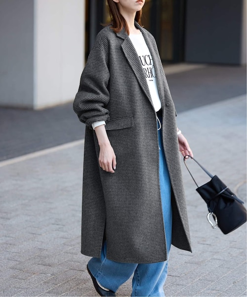 追加2》souple woolダブルフェイスチェスターコート｜フォーワンセブン