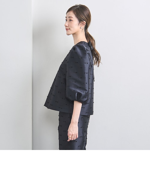 リボン カットジャガード ブラウス｜ユナイテッドアローズ