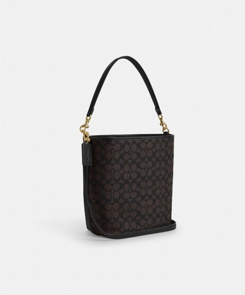 公式】シティ ラージ バケット バッグ・シグネチャー キャンバス