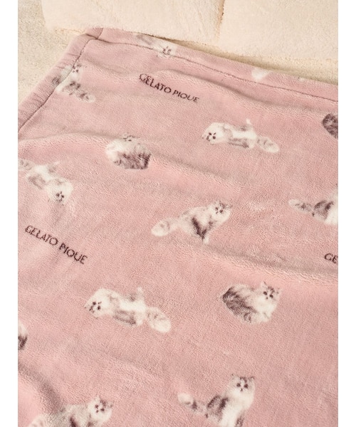 Sleep】CAT柄 プリント毛布｜ジェラートピケの通販｜&mall（アンド