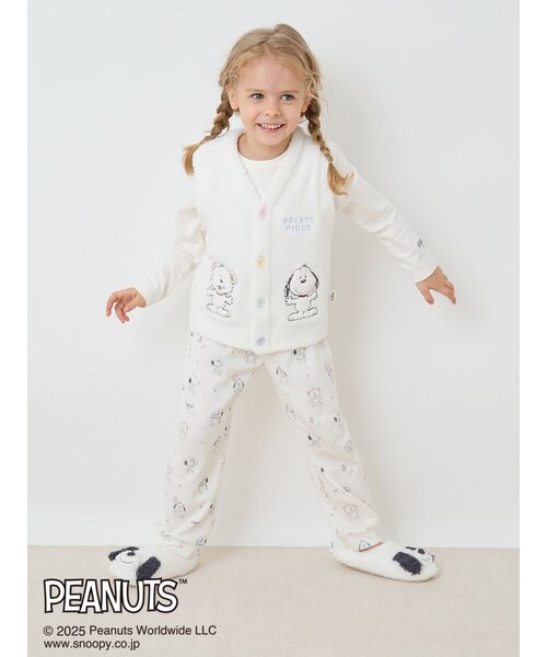 PEANUTS PUPPIES】【KIDS】ベビモコベスト｜ジェラートピケの通販