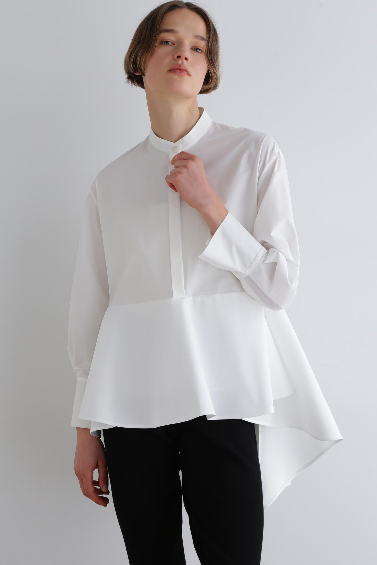 SOLOTEXブロードペプラムシャツ | LE PHIL（ル フィル） ｜【公式