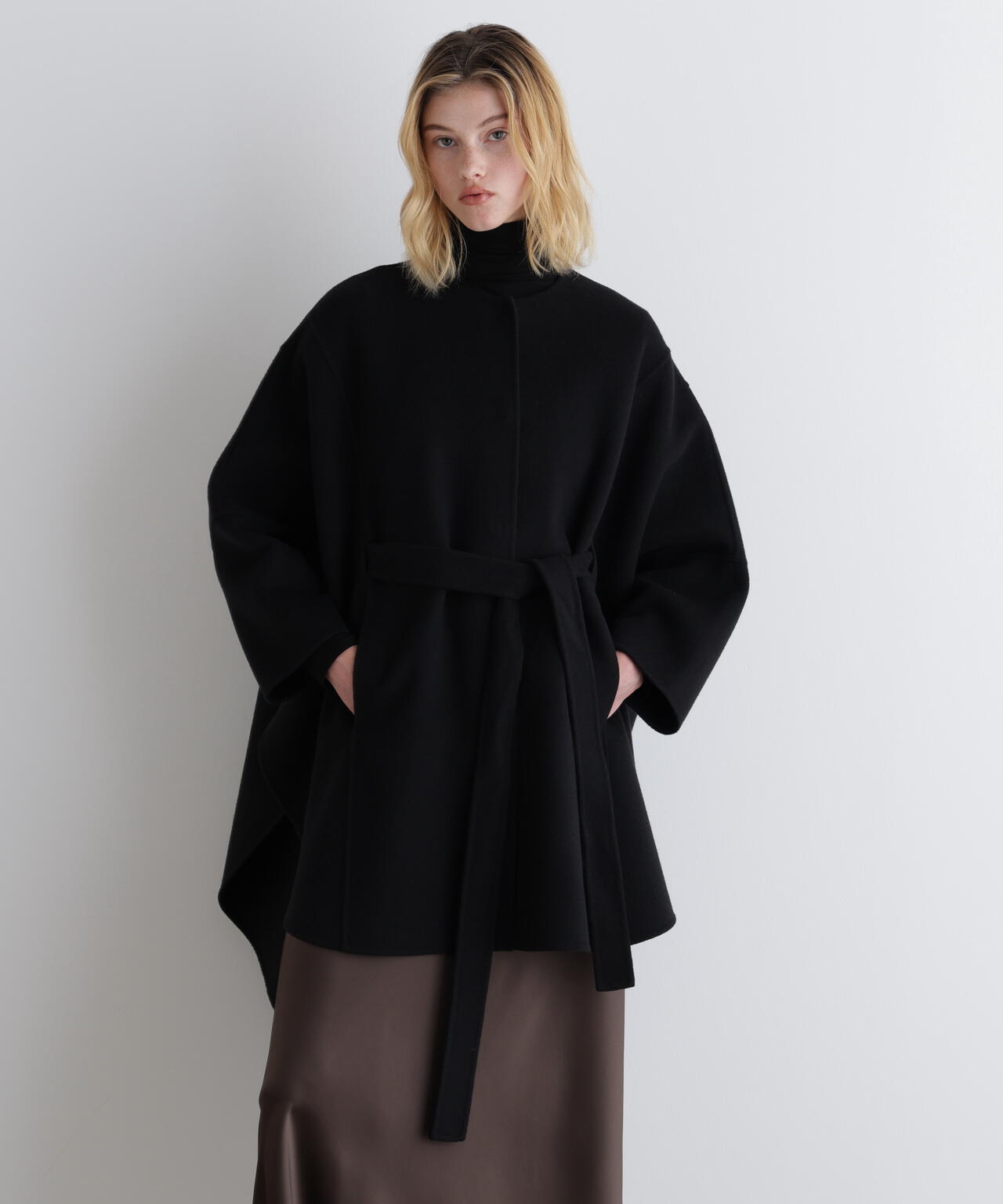 新品未使用✨【LA MODE】ラモード ポンチョコート ウールコート L〜XL