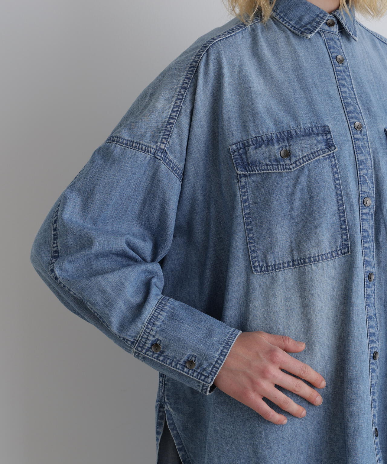 ウォッシュドデニムシャツB | LE PHIL（ル フィル） ｜【公式】通販