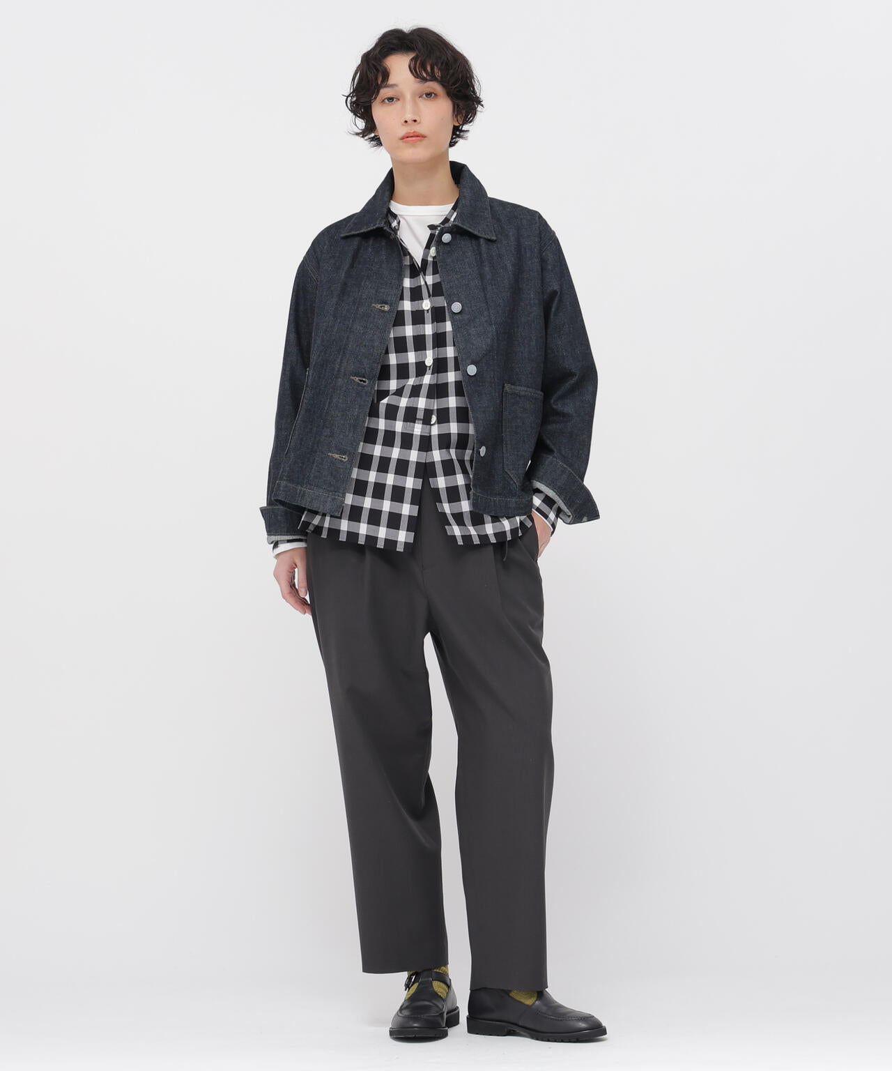 COTTON CHECK SHIRT | MARGARET HOWELL（マーガレット・ハウエル