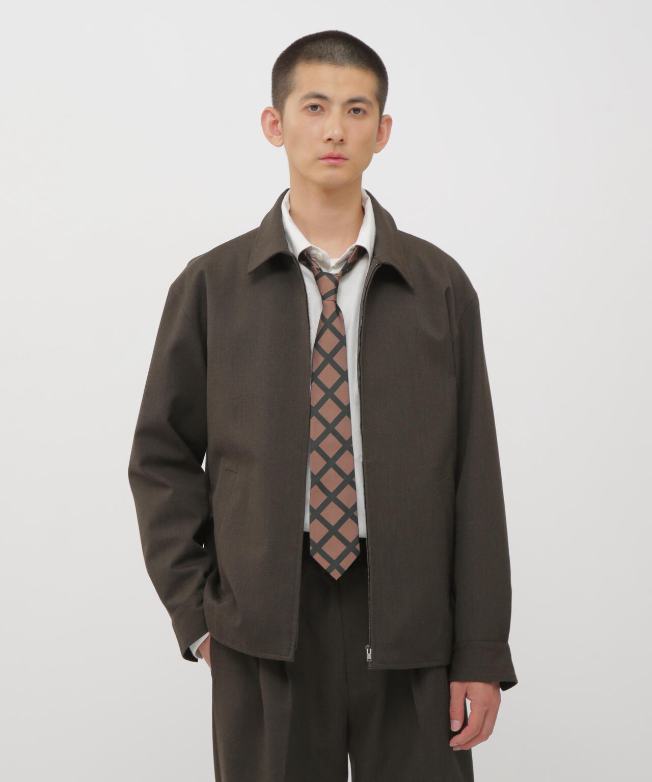 COMPACT WOOL SERGE BLOUSON | MARGARET HOWELL（マーガレット