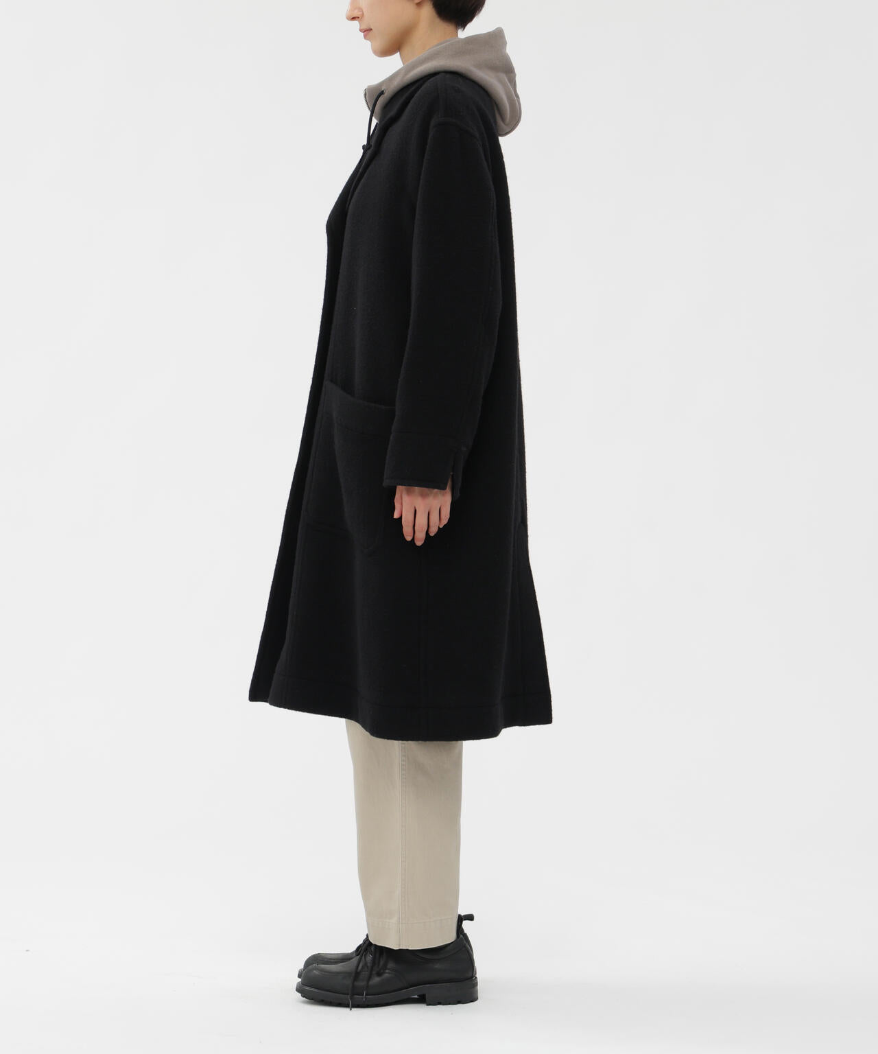 SOFT WOOL FLEECE COAT | MARGARET HOWELL（マーガレット・ハウエル