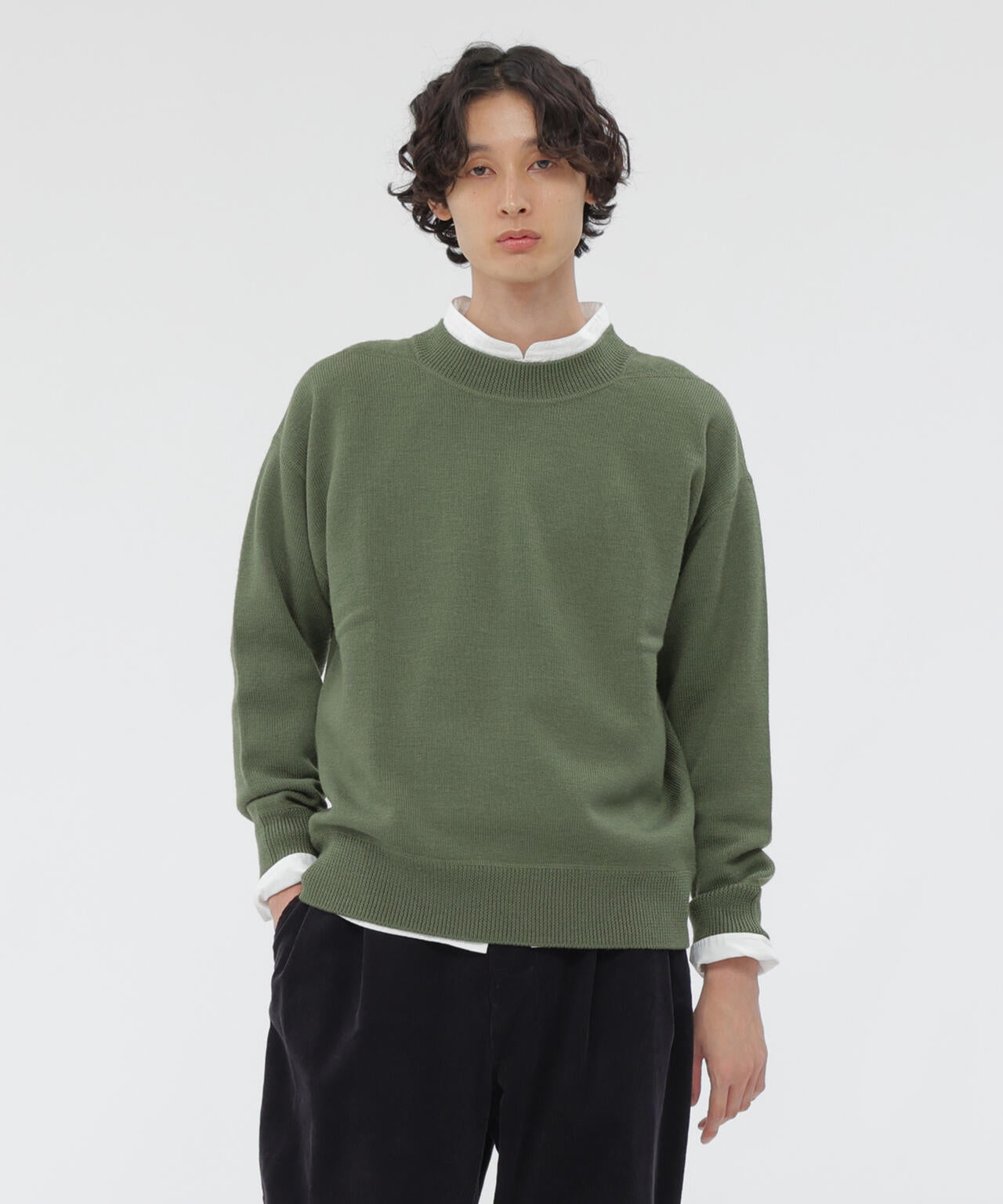 WASHABLE PLAIN WOOL KNITWEAR | MARGARET HOWELL（マーガレット