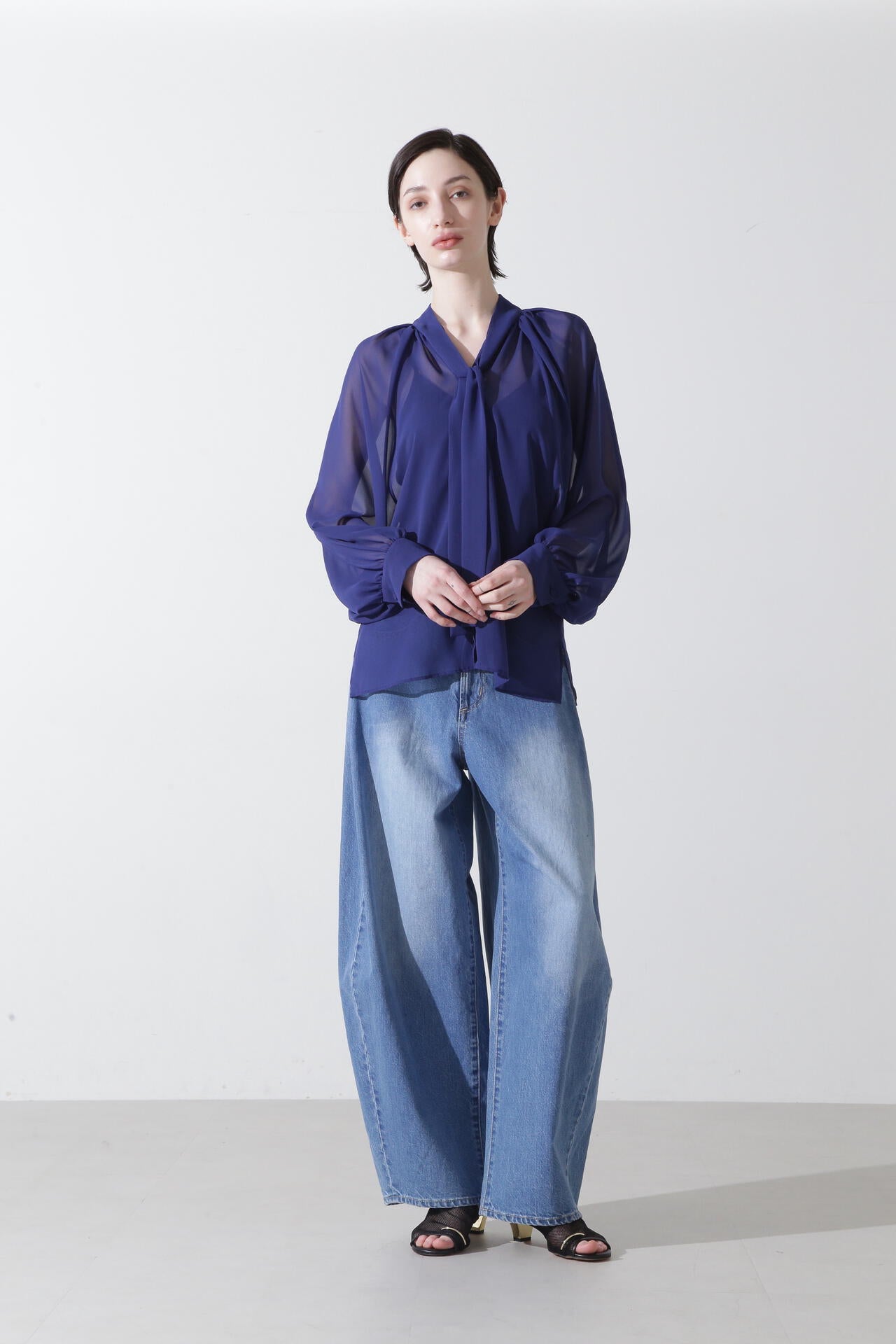 シフォンボウタイブラウス | hLM（エイチエルエム） ｜【公式】通販mix