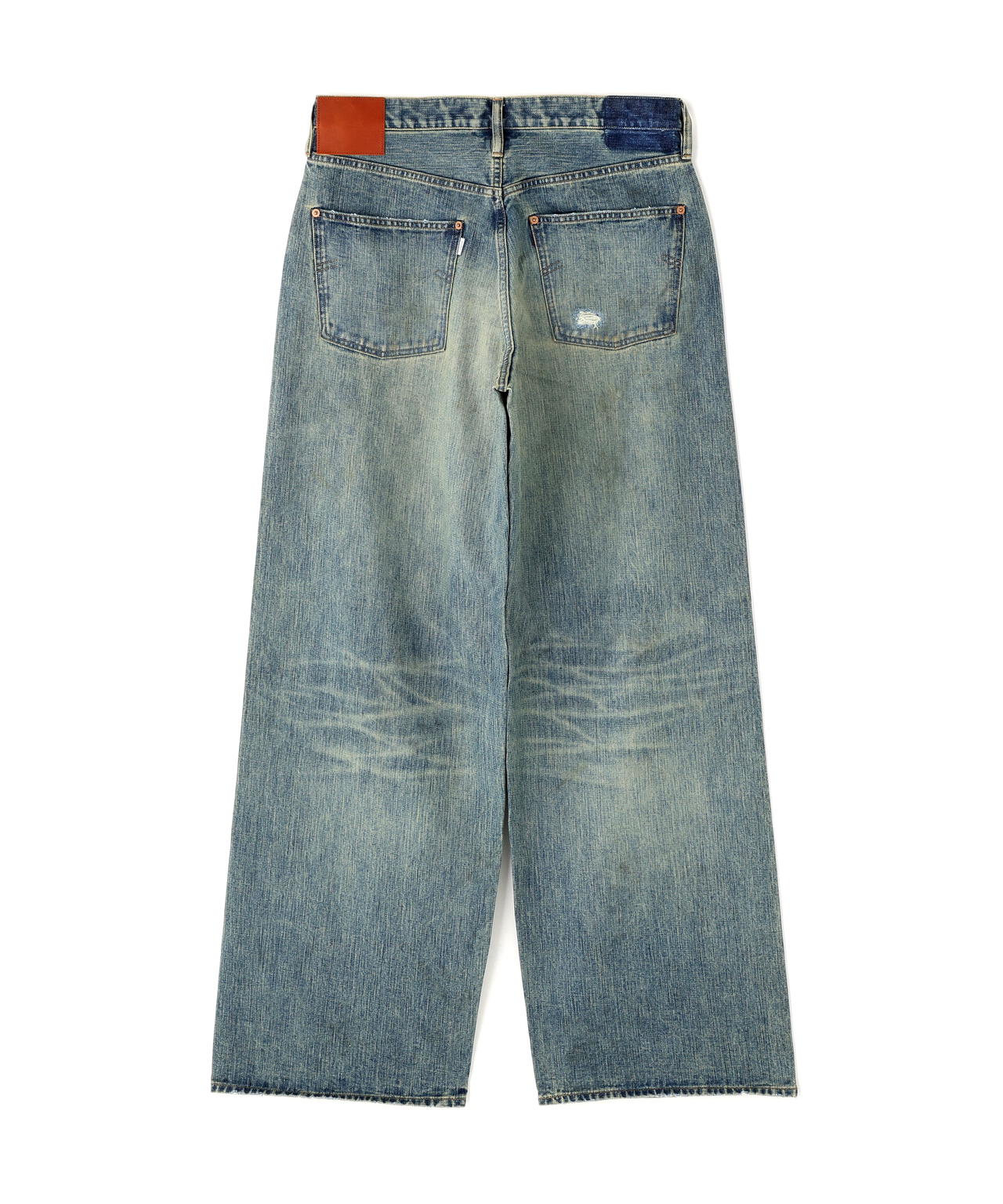 SUGARHILL/シュガーヒル/DAMAGED MODERN DENIM PANTS WIDE CUT | L.H.P