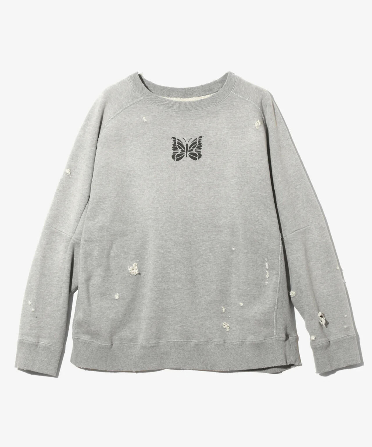 NEEDLES/ニードルズ/DECONSTRUCTED SWEAT SHIRT - COTTON FRENCH TERRY