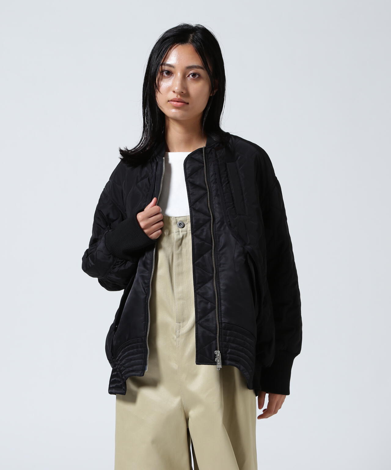 UN3D./アンスリード/QUILTING DOCKING MA-1/キルティングドッキングMA