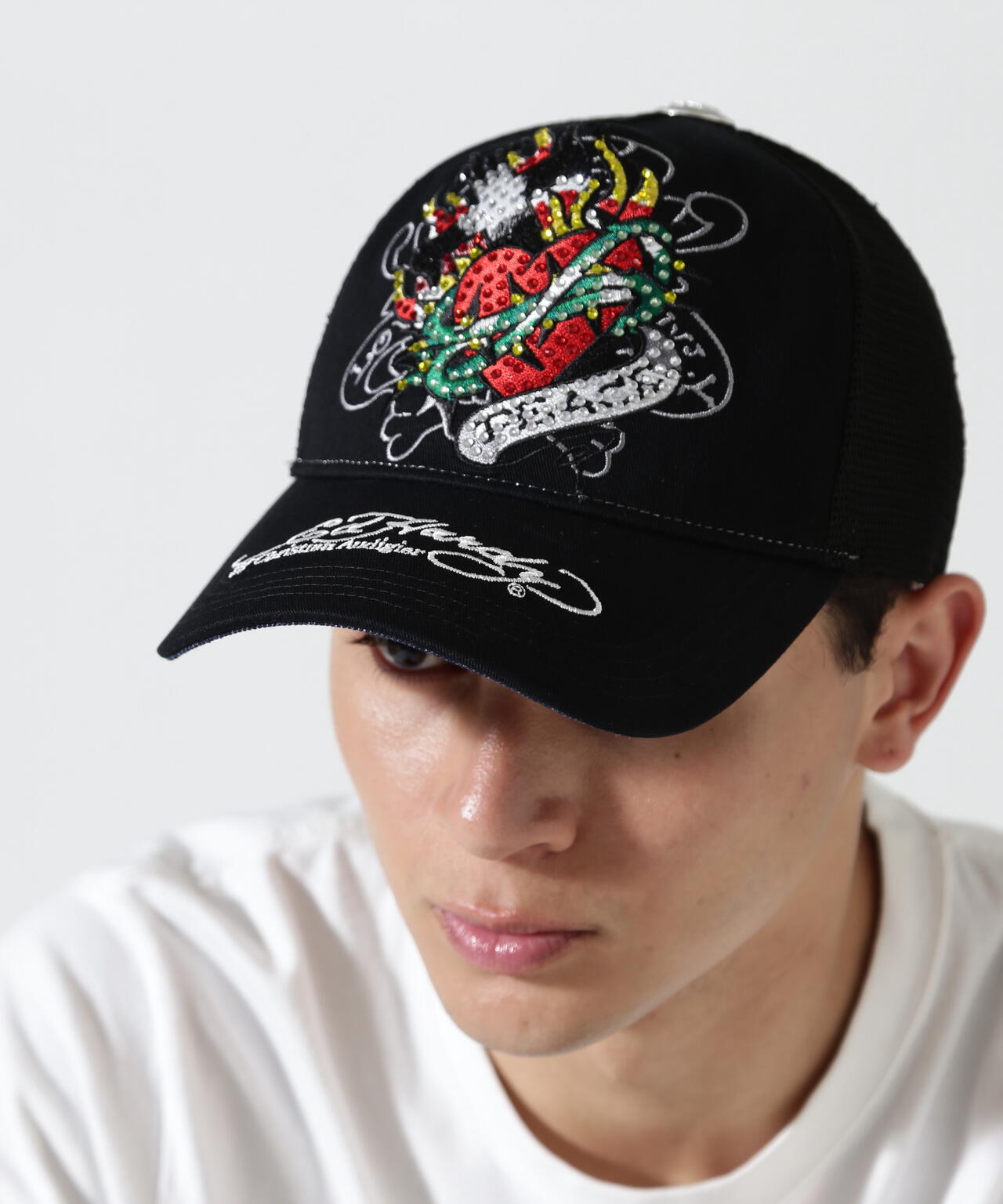 Ed Hardy/エド ハーディー/ED HARDY HEART R-STONE CAP | ROYAL FLASH