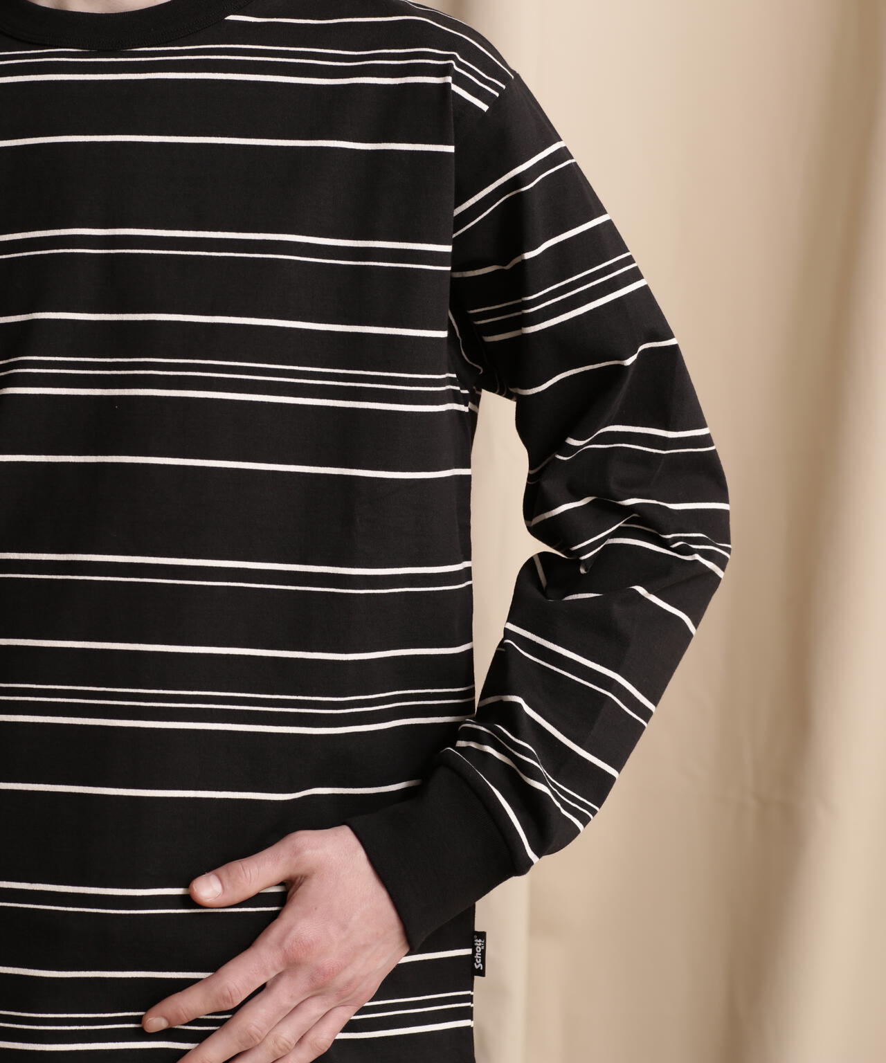 直営限定/RANDOM BORDER LS T-SHIRT/ランダムボーダー ロングTシャツ