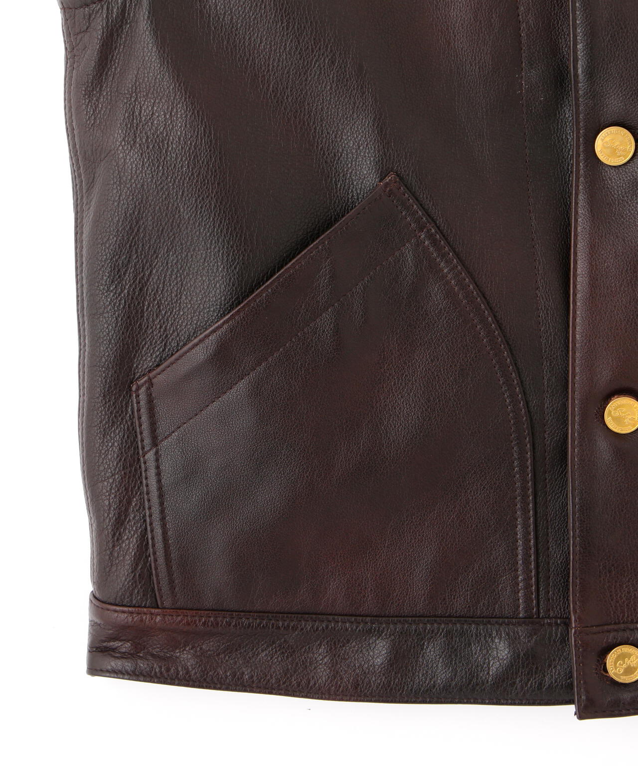 BUFFALOW LEATHER VEST/バッファロー レザーベスト | Schott（ショット