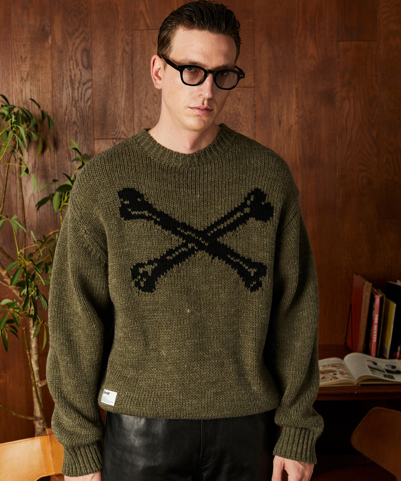 CROSS BONE KNIT/クロスボーン ニット | Schott（ショット） ｜【公式
