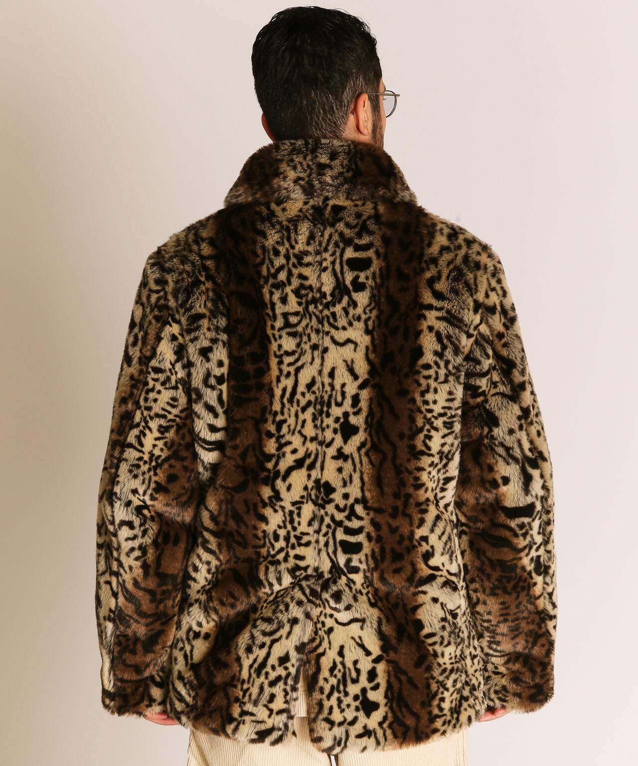 LEOPARD FUR PEACOAT/レオパード ファーコート | Schott（ショット
