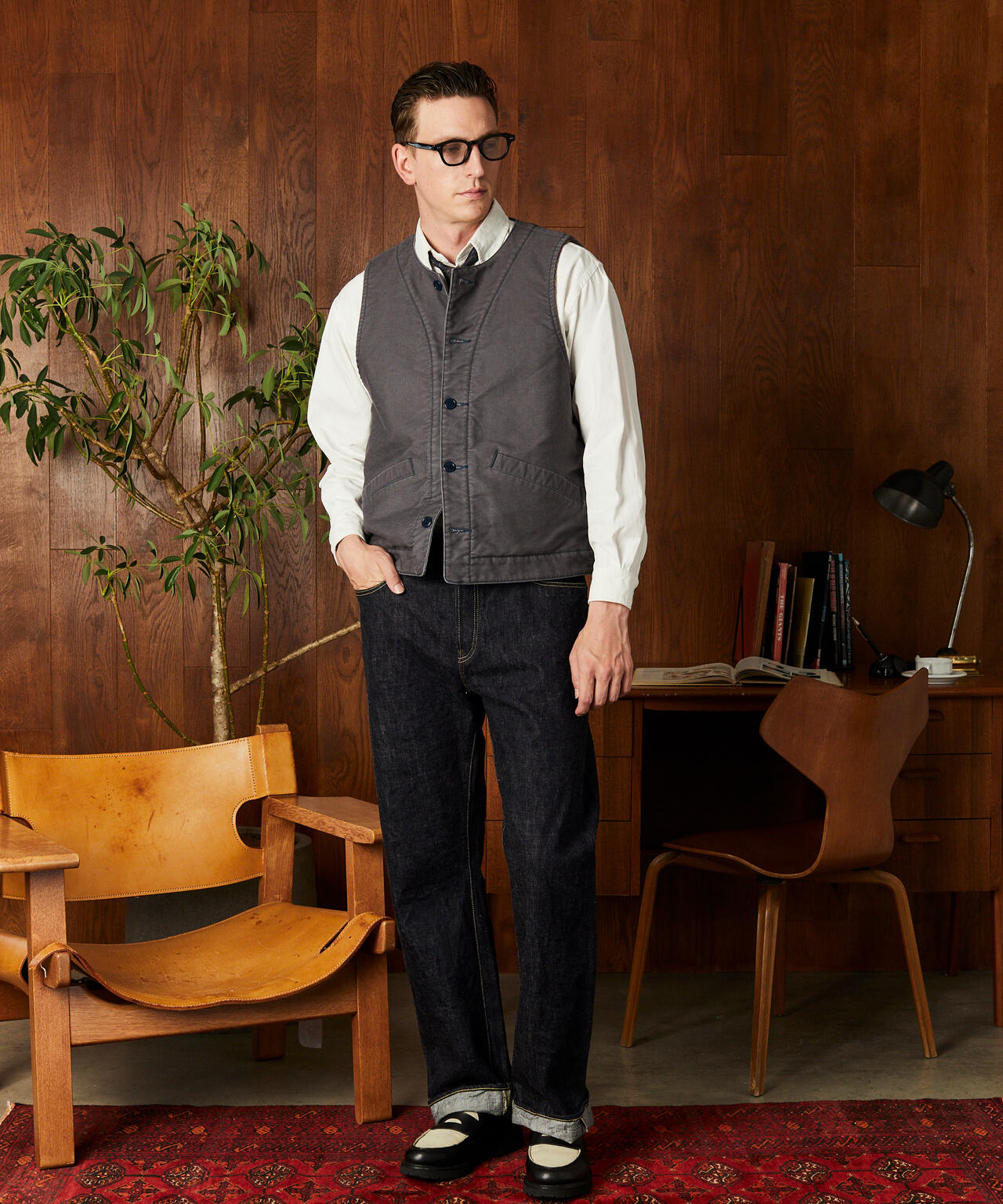 CIVILIAN DECK VEST/シビリアン デッキベスト | Schott（ショット