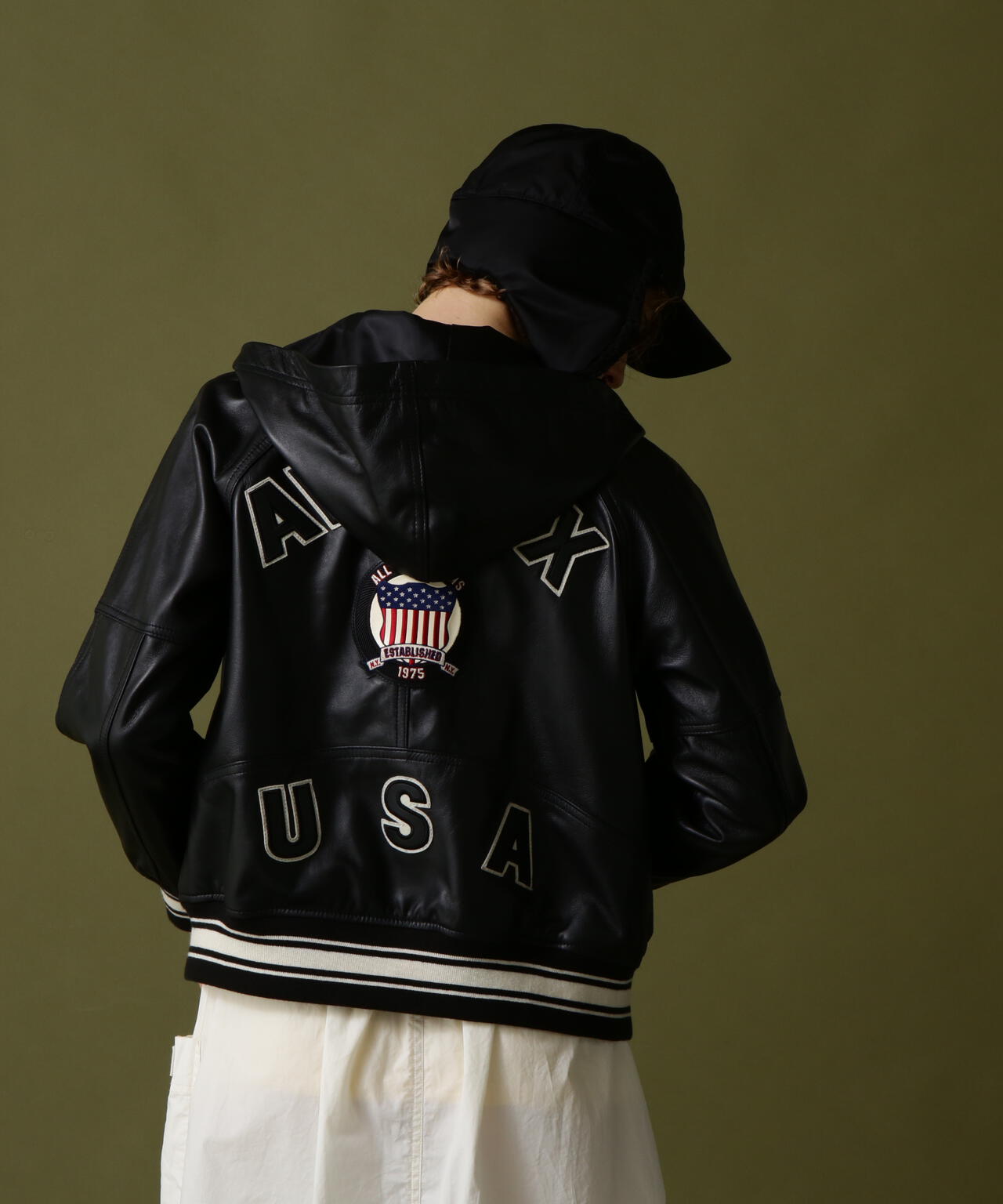 WOMAN》SIGNATURE HOODED LEATHER | AVIREX（アヴィレックス