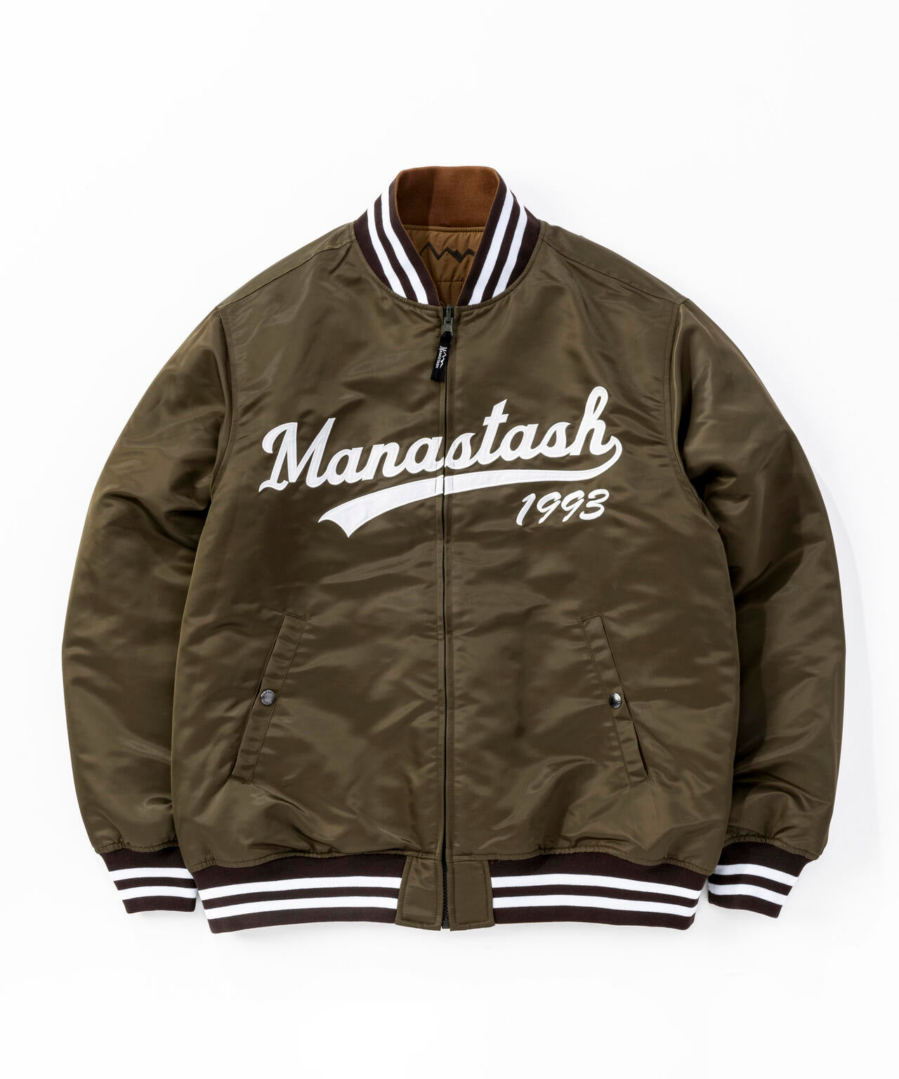 MANASTASH/REVERSIBLE NYLON VARSITY JACKET | MANASTASH（マナ