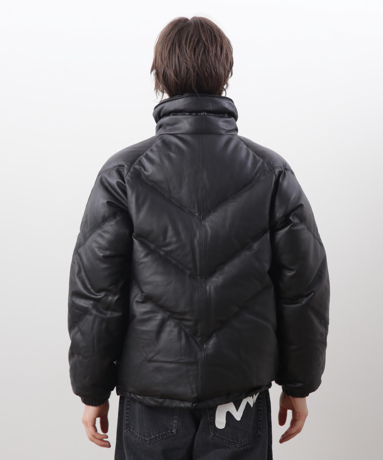 MANASTASH/マナスタッシュ/ V LEATHER DOWN JACKET | MANASTASH（マナ