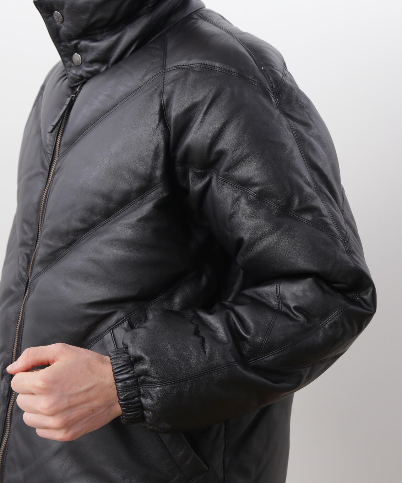 MANASTASH/マナスタッシュ/ V LEATHER DOWN JACKET | MANASTASH（マナ