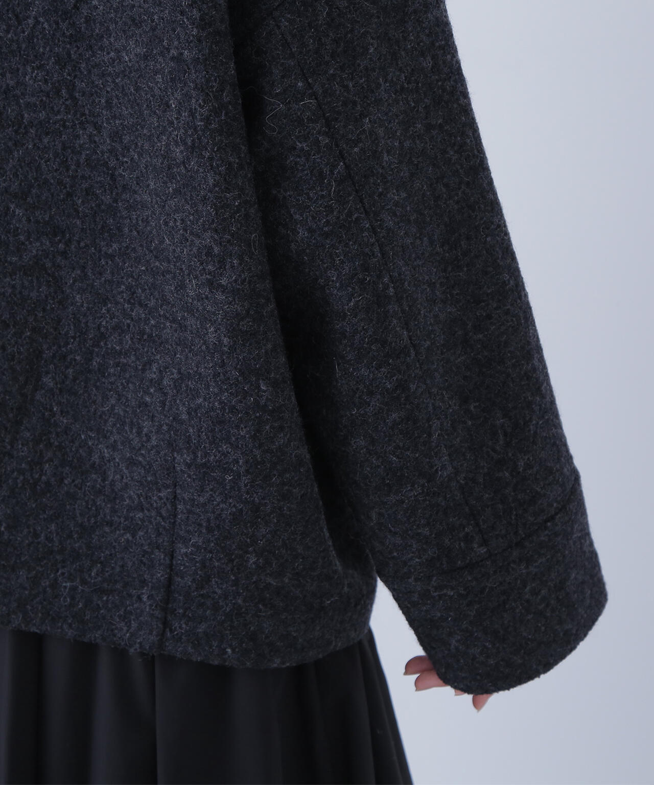 ウーリーフォルムハーフコート | NATURAL BEAUTY BASIC（ナチュラル