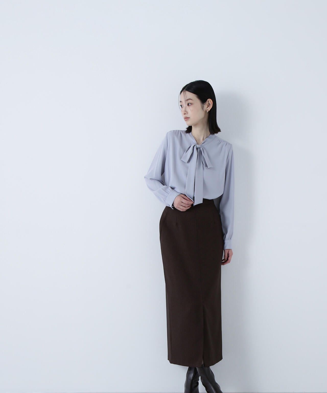 リボンボウタイブラウス | NATURAL BEAUTY BASIC（ナチュラル