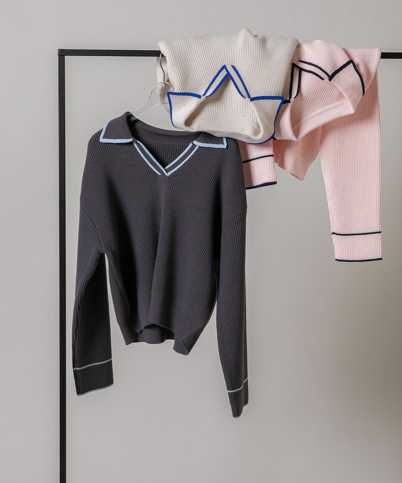 ラインスキッパーニット | N. Natural Beauty Basic*（エヌ ナチュラル