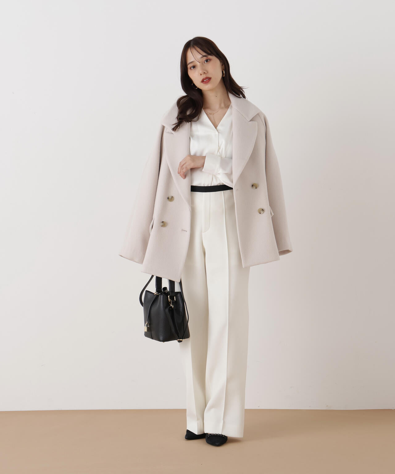 ダブルブレストショートコート | PINKY&DIANNE（ピンキー&ダイアン