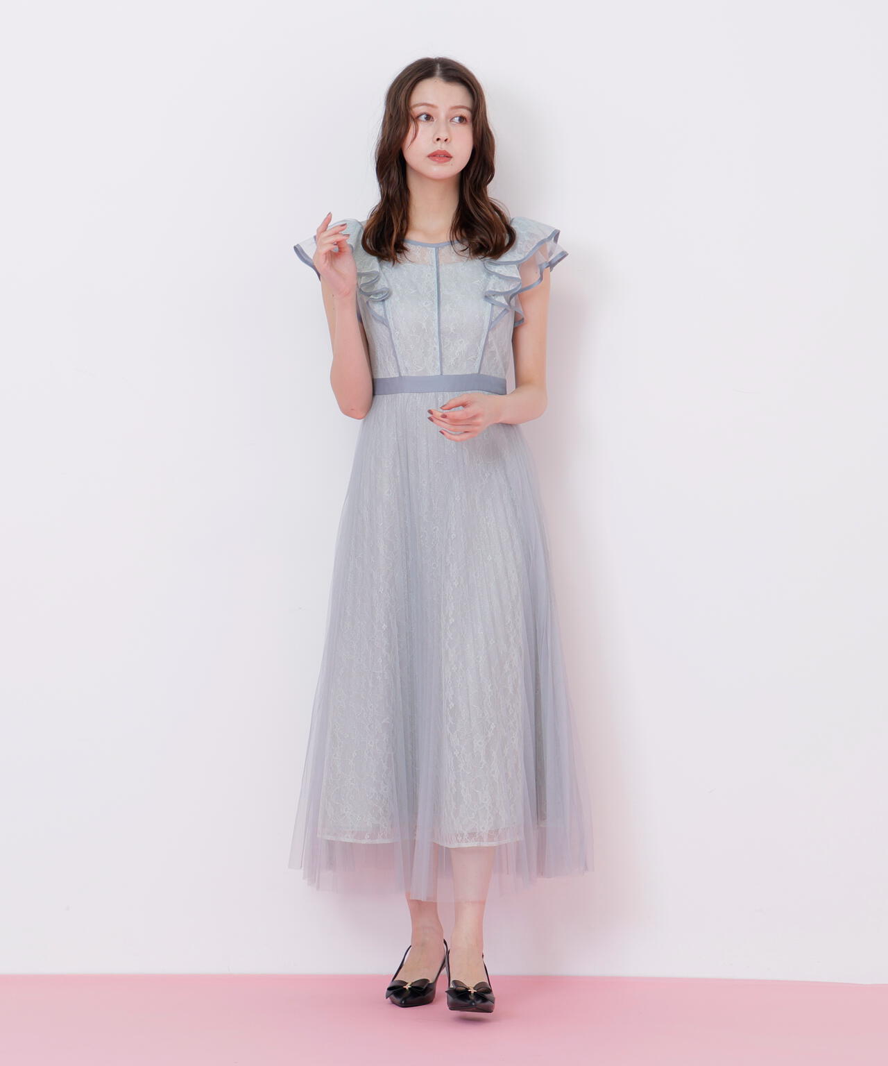 配色パイピングレースワンピース | JILL by JILL STUART（ジル バイ