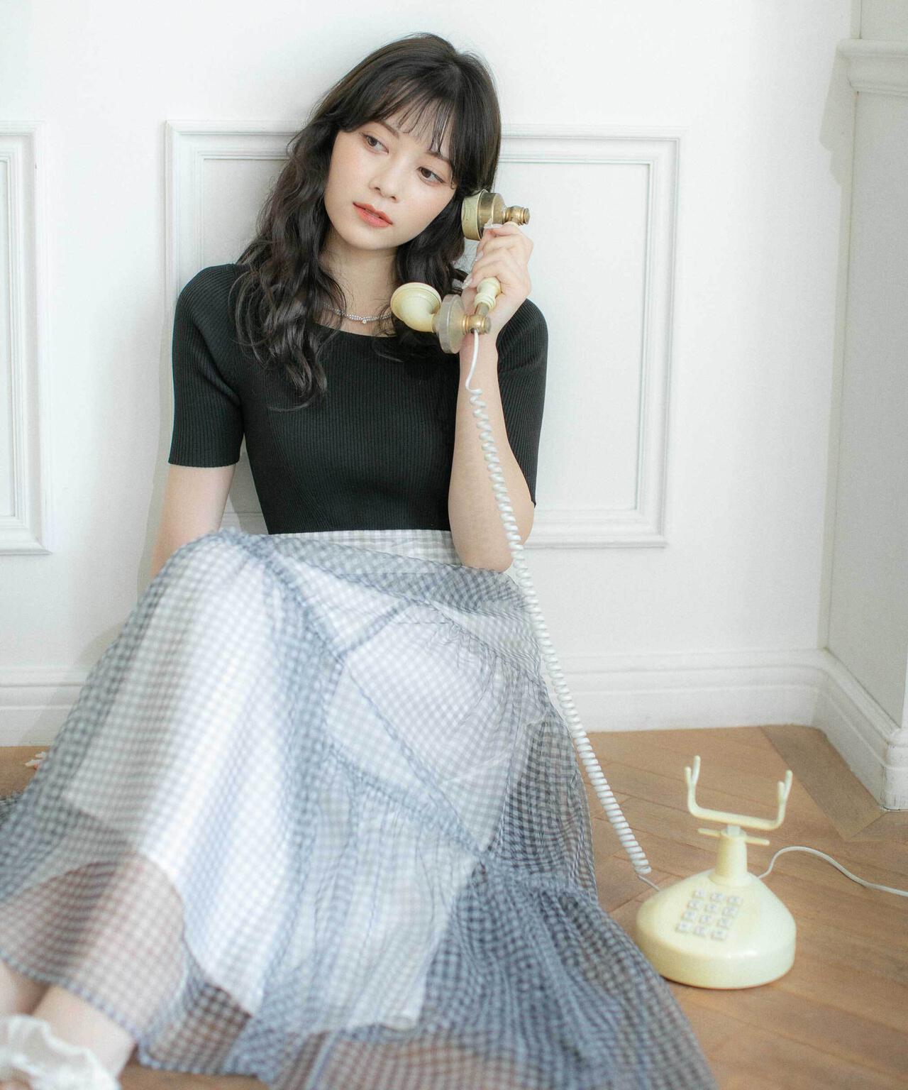 ニット×シアースカートドッキングワンピース | JILL by JILL STUART